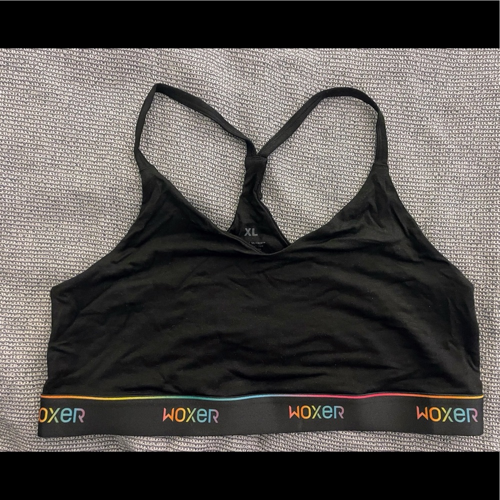 Woxer Black racerback bralette